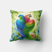 Coussin Colourful bird Throw Cushion (Verso)