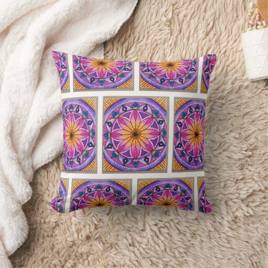 Coussin Colourful boho inspired couch cushion (Couverture)