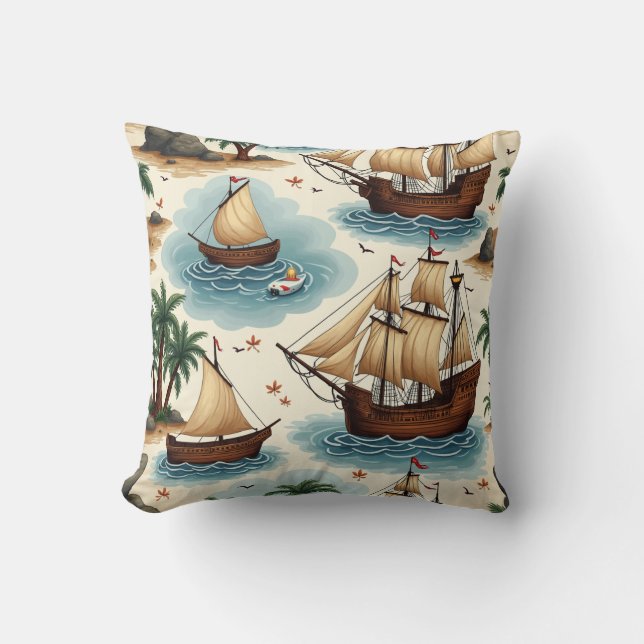 Coussin Columbus Day (Recto)