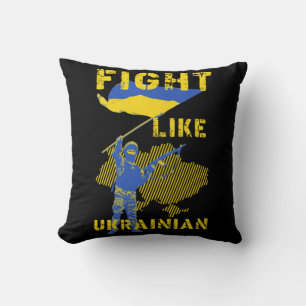 Coussin Combattre comme l'ukrainien