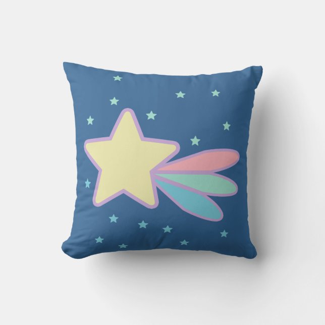 Coussin Comète étoile filante mignonne (Recto)