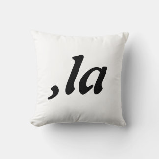 Coussin Comma La Kamala Harris - Conception de texte custo