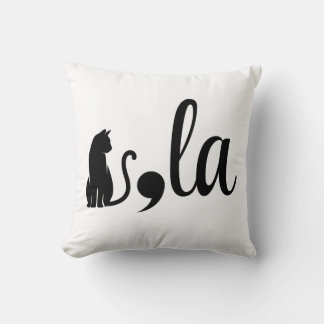 Coussin Comma La Kamala Harris - maman chat pour Kamala