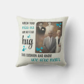 Coussin Commande spéciale : S McGreal BLUE (Verso)