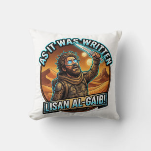 Coussin Comme Il Était Écrit Lisan Al-Gaib - Désert Sci-Fi