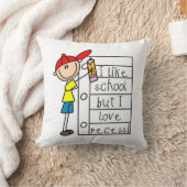 Coussin Comme l'école aime la récréation (Couverture)