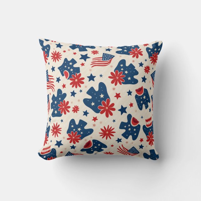 Coussin commémoratif de la fête du travail (Recto)