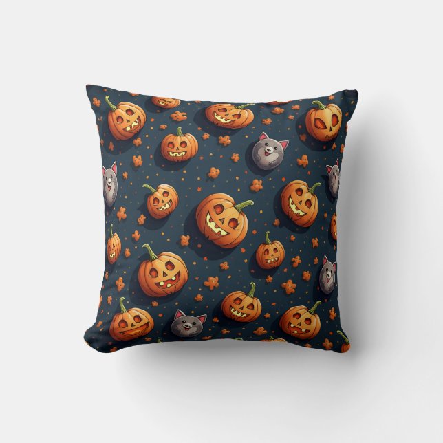 Coussin commémoratif d'Halloween (Recto)