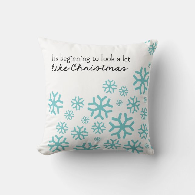 Coussin Commencer à ressembler beaucoup à Noël | (Recto)