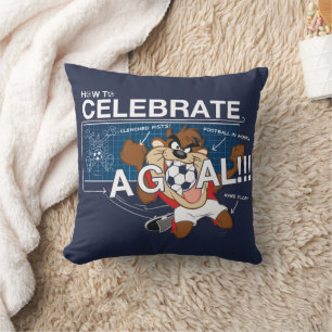 Coussin Comment célébrer un but avec TAZ™