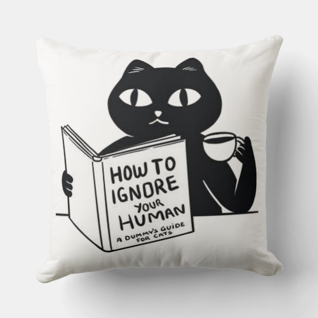 Coussin Comment ignorer vos gens (Verso)
