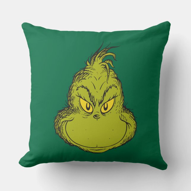 Coussin Comment le Grinch a volé Noël Grinch Classique (Recto)