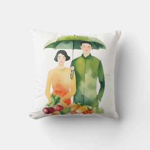 Coussin commerces de fruits et légumes