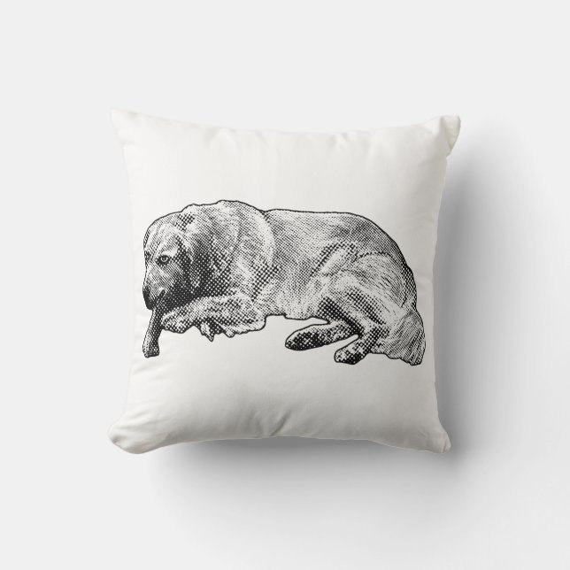 Coussin Compagnon de détente paisible (Recto)