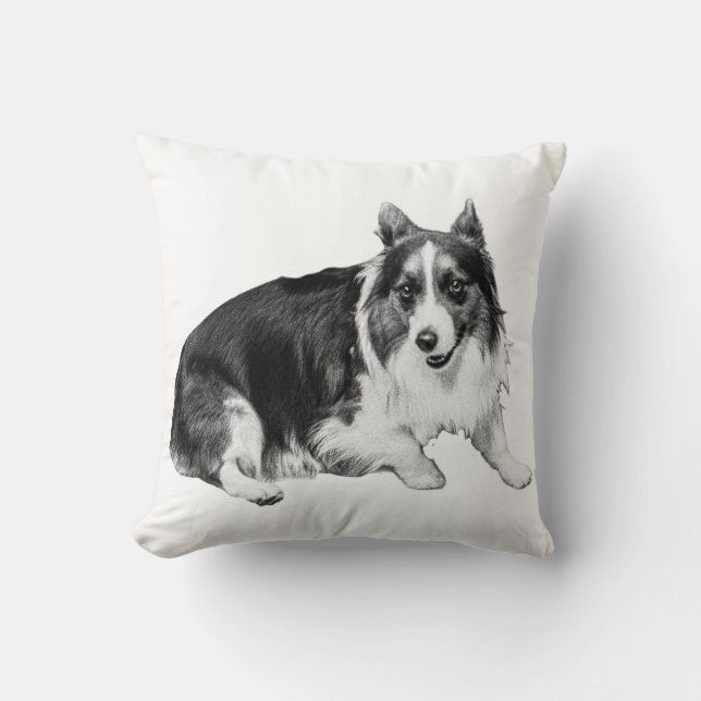 Coussin Compagnon d'octobre (Recto)