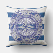 Coussin Compas nautique (Verso)