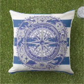 Coussin Compas nautique (Herbe)