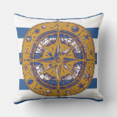 Coussin Compas nautique (Verso)