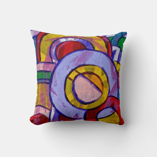 Coussin Composition #19 par Michael Moffa (Recto)