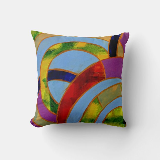 Coussin Composition #21A par Michael Moffa (Recto)