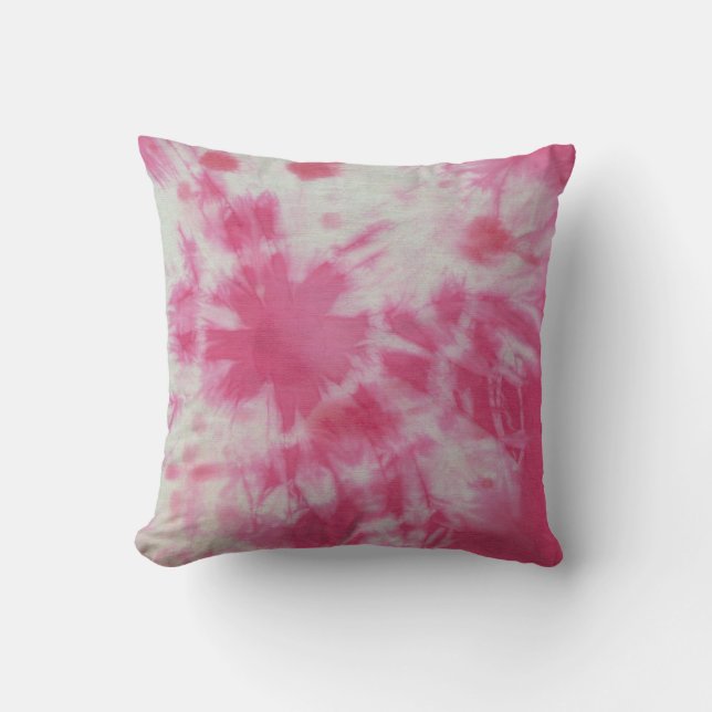 Coussin Composition #6 en colorant de cravate par Michael (Recto)