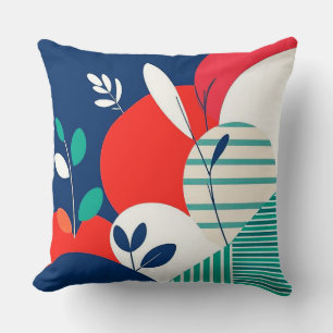 Coussin Composition abstraite vibrante