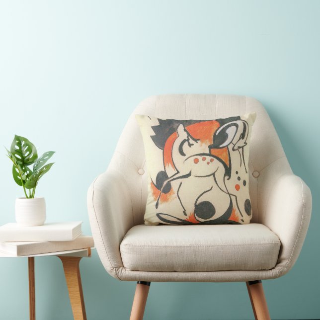 Coussin Composition aux deux cerfs de Franz Marc (Chaise)