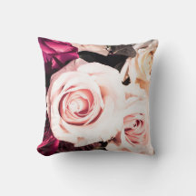 Composition de roses roses et blanches Design flor
