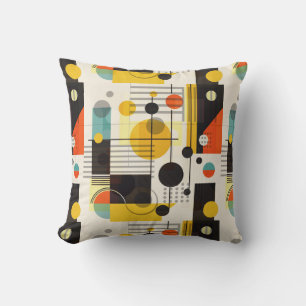 Coussin Composition des formes géométriques colorées