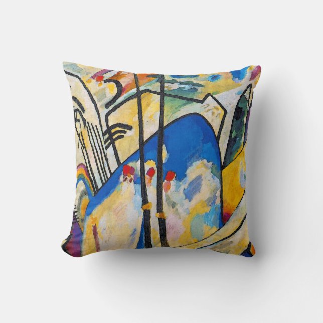 Coussin Composition Quatre de Wassily Kandinsky - Art Abst (Recto)