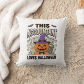 Coussin Comptable Halloween Drôle Saison fiscale effrayant (Couverture)