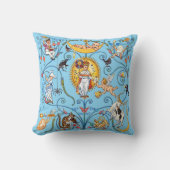 Coussin Comptines rétro de l'ère victorienne par Walter Cr (Recto)
