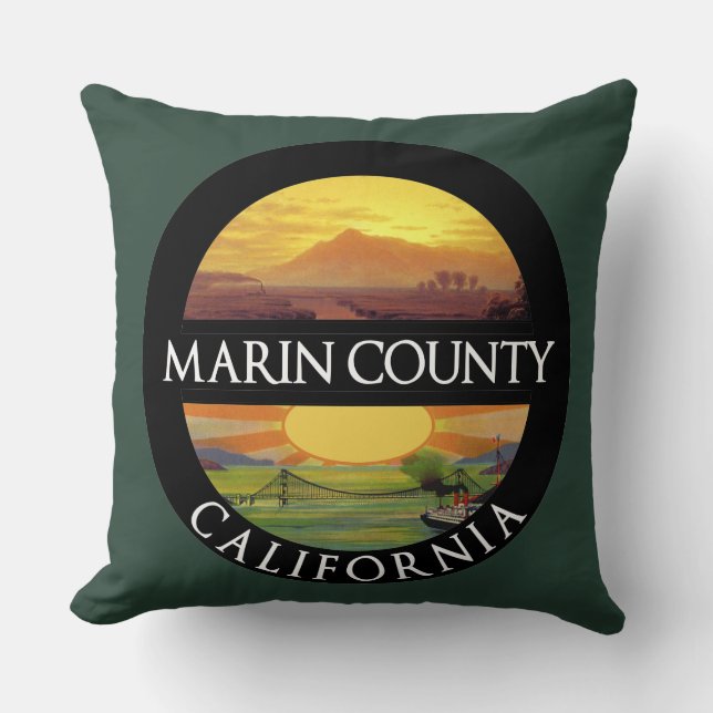 Coussin Comté de Marin Mont Tamalpais T-Shirt (Recto)