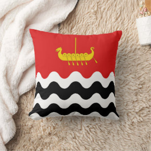Coussin Comté de Selviergard Insigne Populace Jeter Oreill