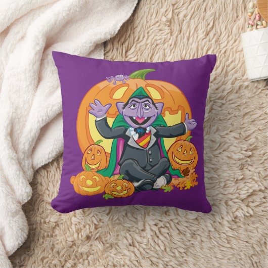 Coussin Comte von Compte | Citrouilles d'Halloween (Couverture)