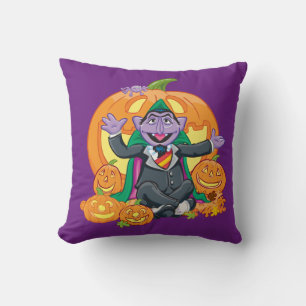 Coussin Comte von Count   Citrouilles d'Halloween