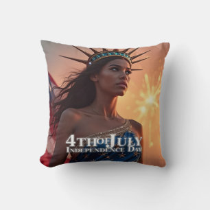 Coussin Conception 4 juillet splendide - Fireworks & Freed