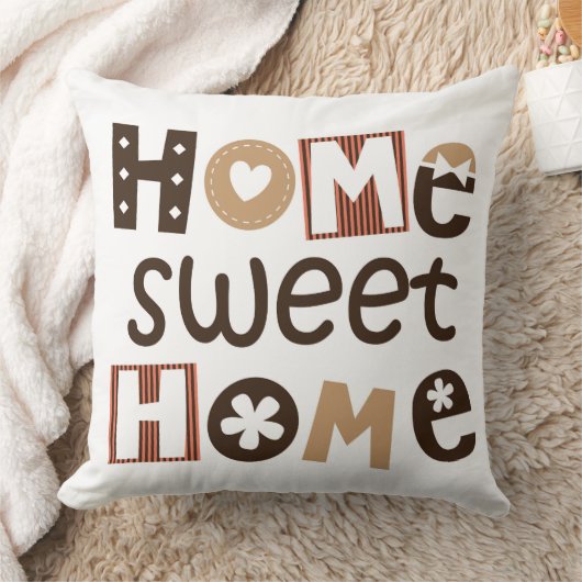 Coussin Conception à la maison douce à la maison de (Couverture)