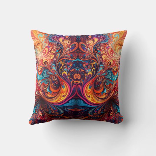 Coussin Conception abstraite dynamique (Verso)