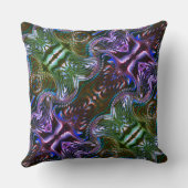 Coussin Conception abstraite formée à partir de zigzag (Verso)