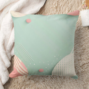 Coussin conception abstraite minimaliste
