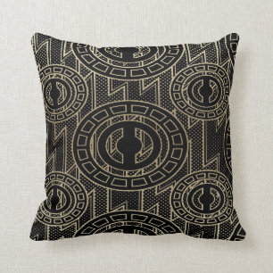 Coussin Conception africaine abstraite