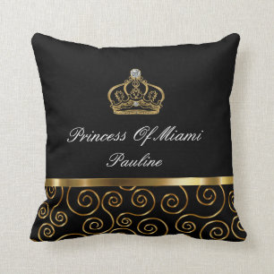 Coussin Conception amusante de la Couronne royale