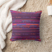 Coussin Conception artistique de tribus violettes (Couverture)