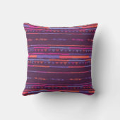 Coussin Conception artistique de tribus violettes (Verso)