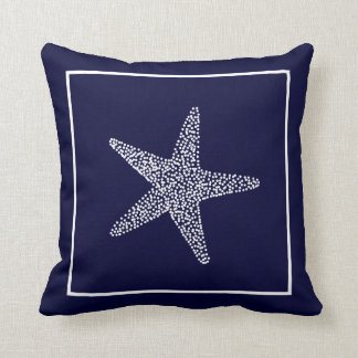Coussin Conception bleue nautique de CBendel de carreau