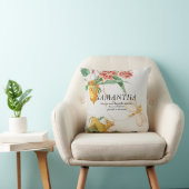 Coussin Conception botanique italienne florale Chien & Lib (Chaise)