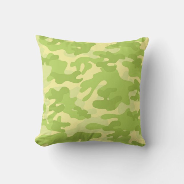 Coussin Conception Camo Vert (Recto)