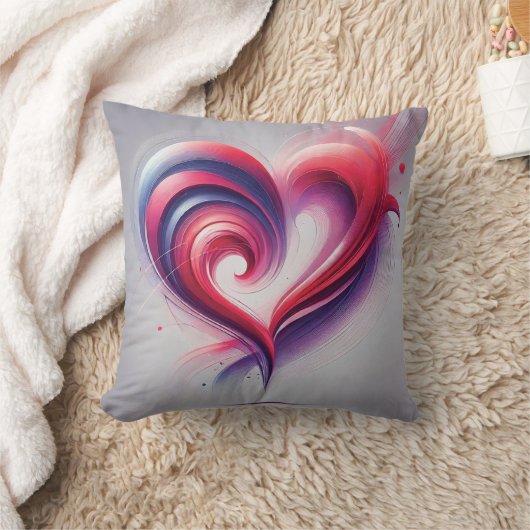 Coussin Conception cardiaque Abstraite - Costume d'amour d (Couverture)