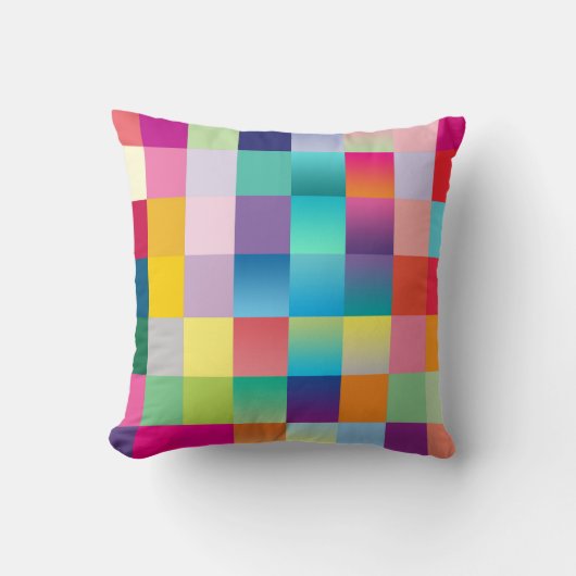 Coussin "Conception colorée multi" (Recto)